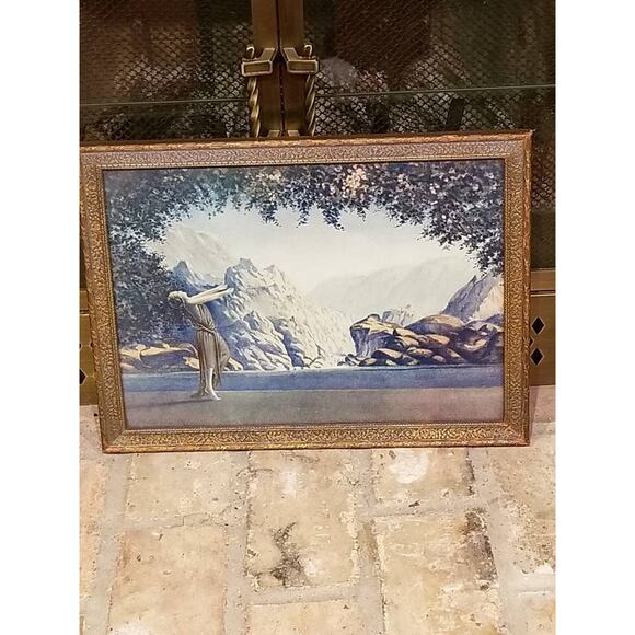 Vintage Dawn, Robert Woods Lithograph, Framed Art Print - Picture 1 of 6